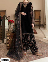 Baroque Jazmin Velvet Wedding Collection-BLACK