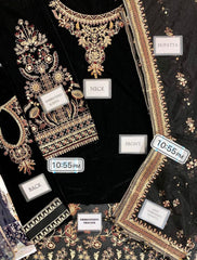 Baroque Jazmin Velvet Wedding Collection-BLACK