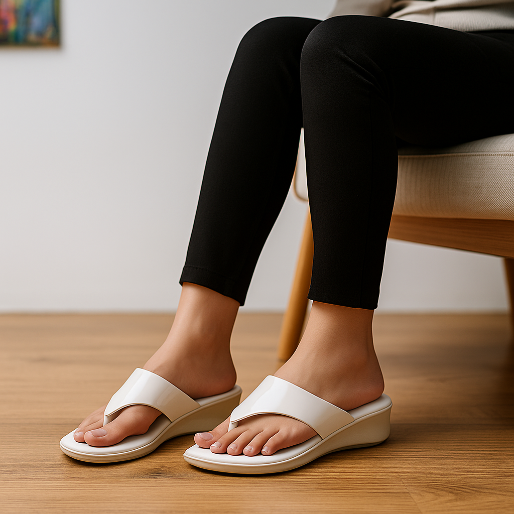 Synthetic Leather Medicated Slipper