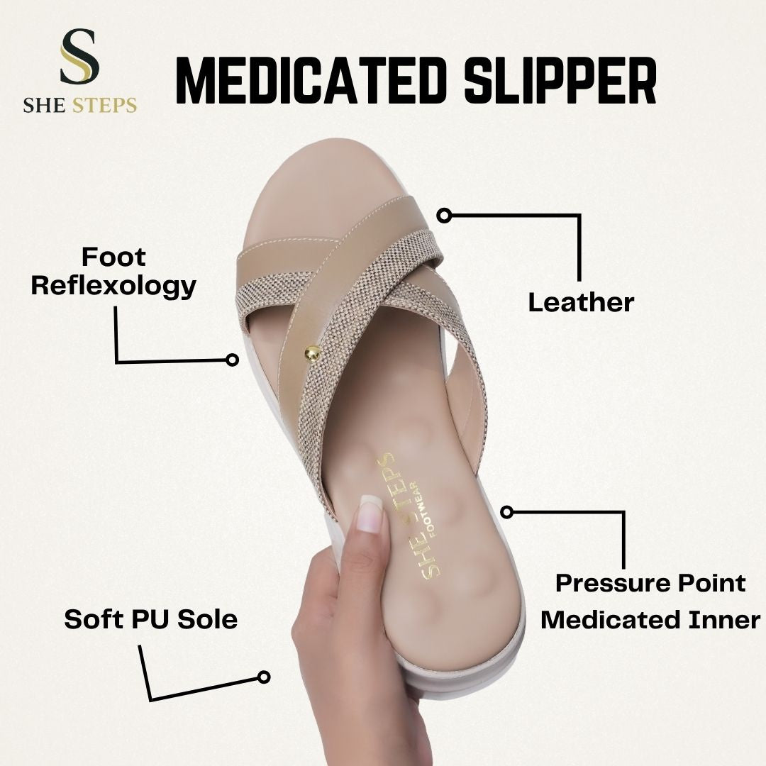 Leather Medicated Slipper