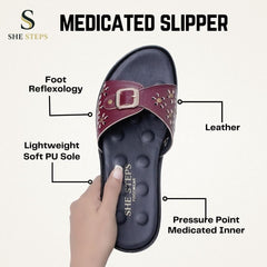 Leather Medicated Slipper