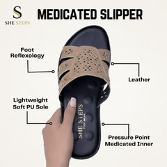 Leather Medicated Slipper