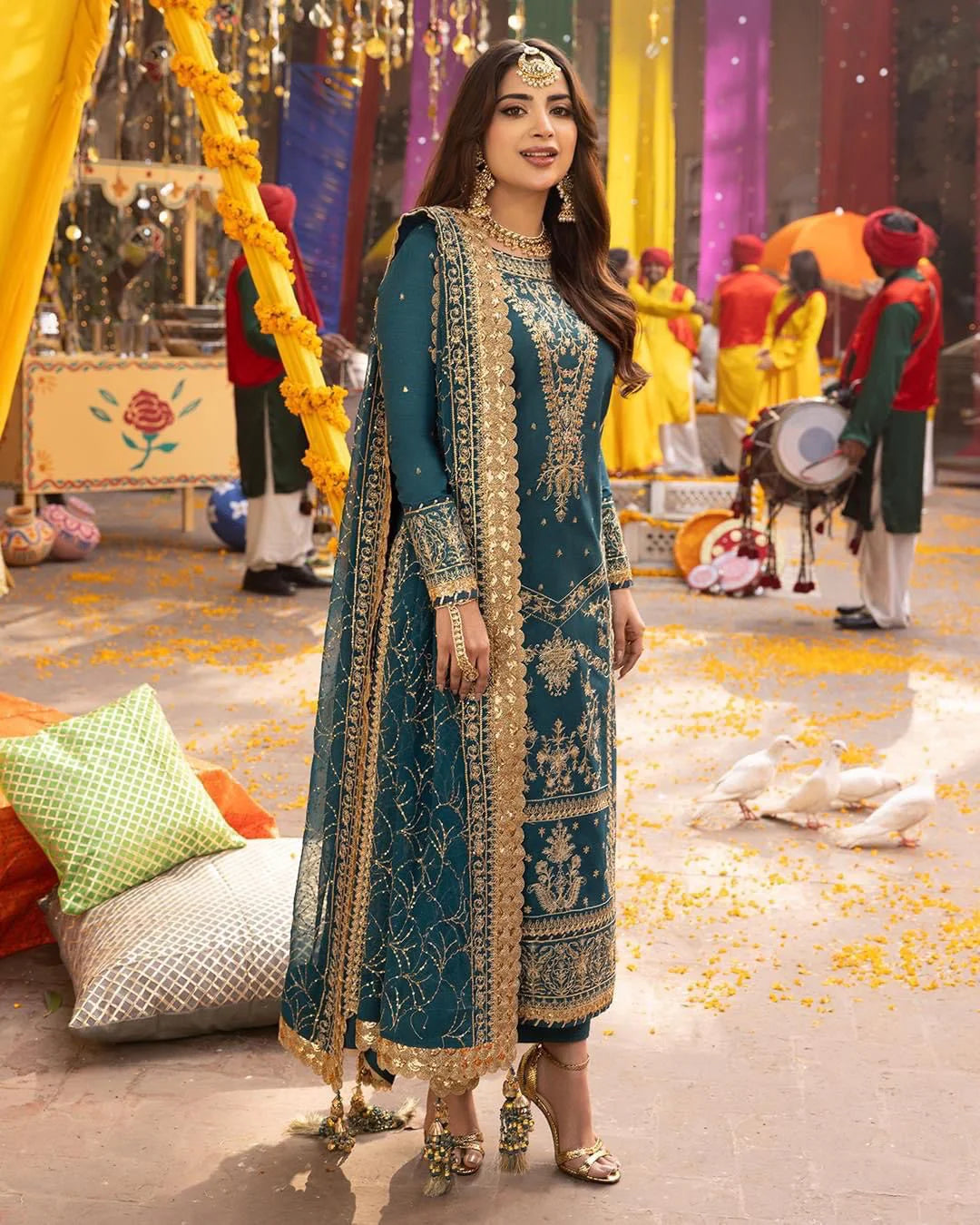 Asim Jofa Chiffon Party Wear Dress | 5330