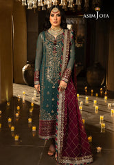 Asim Jofa Seagreen Formal Collection Chiffon