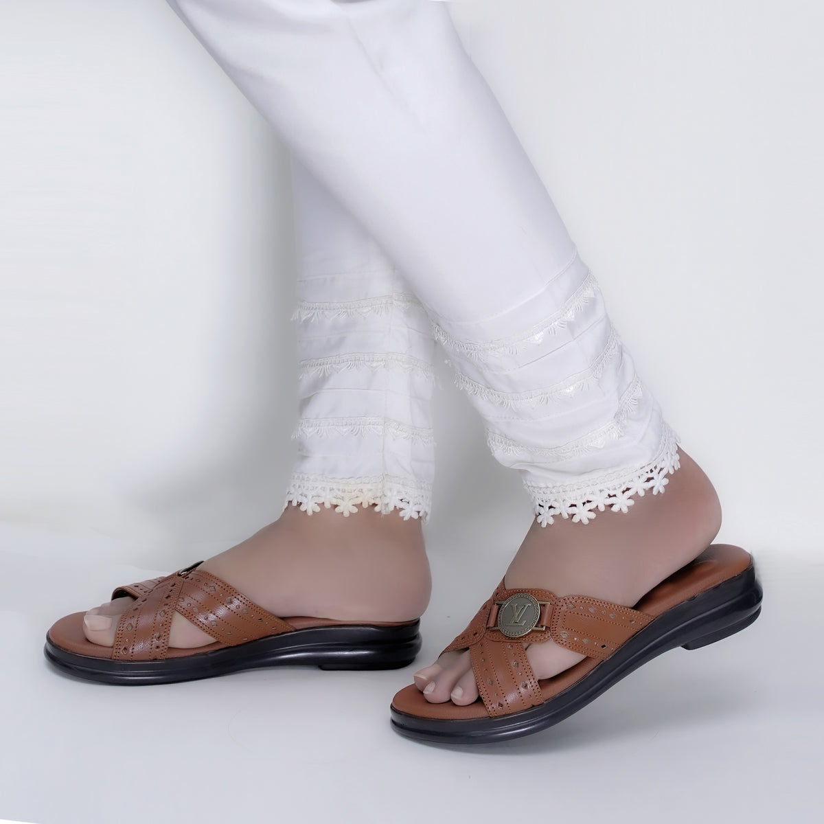 Leather Medicated Slipper