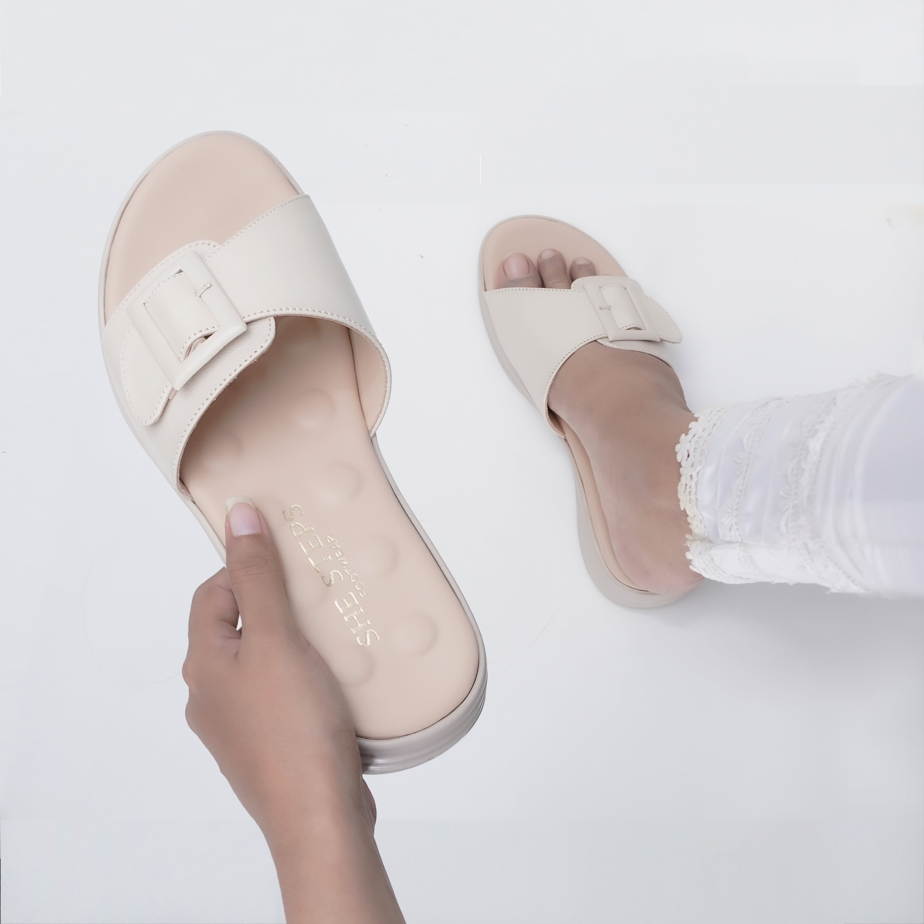 Leather Medicated Slipper