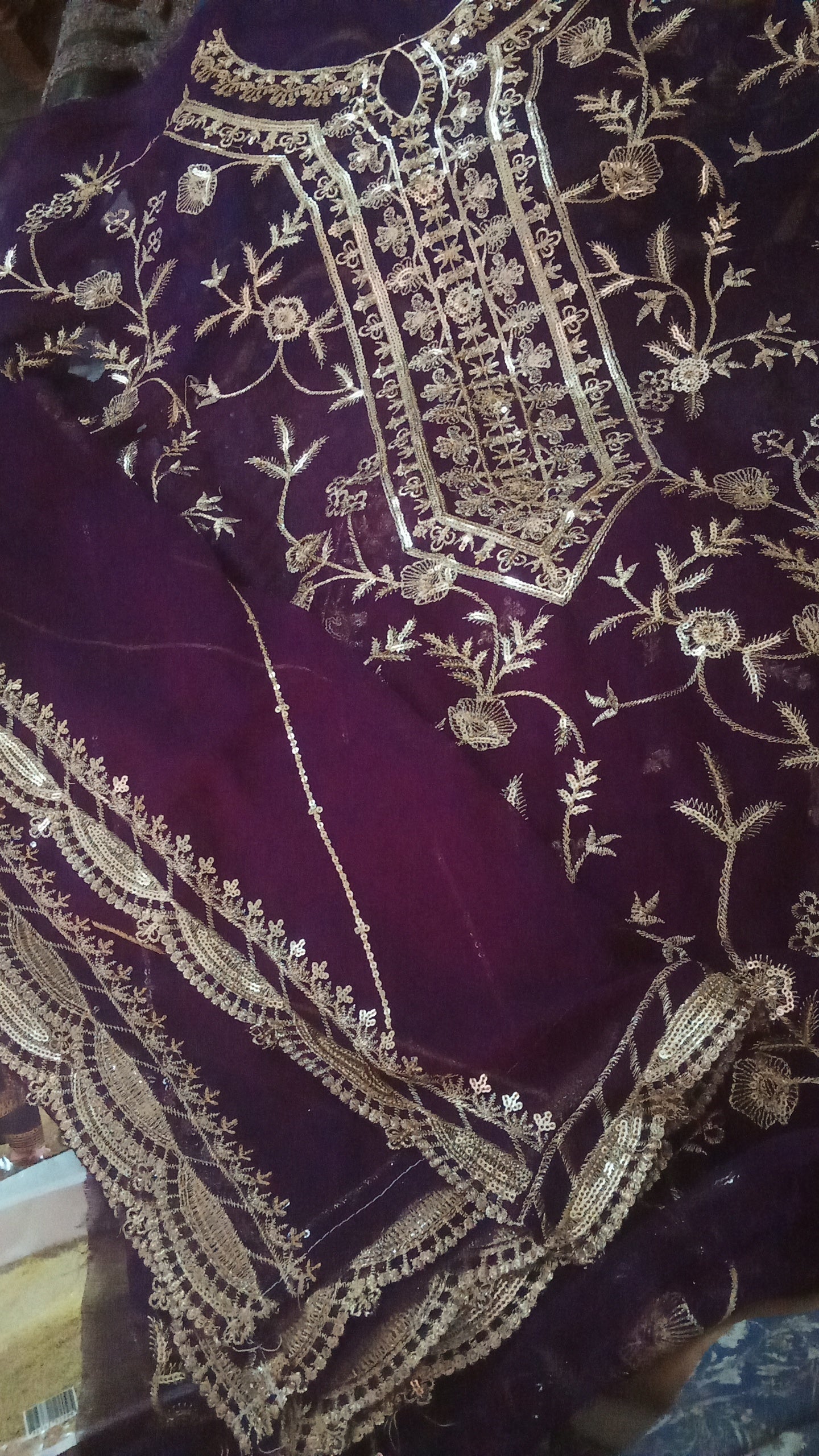 Asim Jofa Luxury Chiffon Collection 3 Piece Unstitched